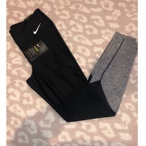 Nike Black and Gray Training Pants